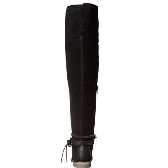 Musse & Cloud NEW Tall Boots BLACK Over-The-Knee Suede Leather NIB Womens 🎉HP🎉 - Picture 3 of 16